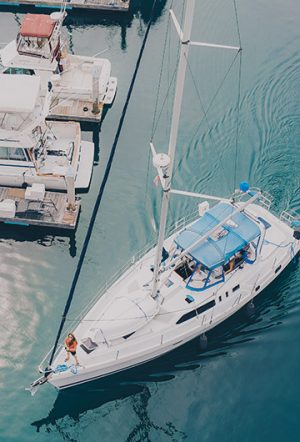 Boat in harbor